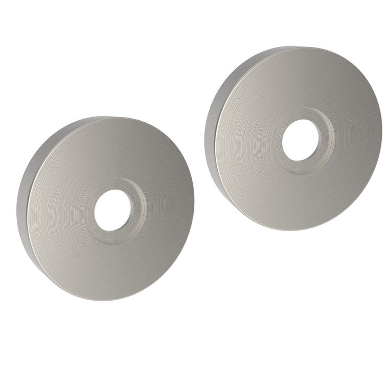 Kubic Satin Nickel Solid Brass Hotel Shelf Mounting Kit