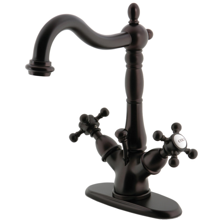 Vintage Oil Rubbed Bronze Two-Handle Bathroom Faucet
