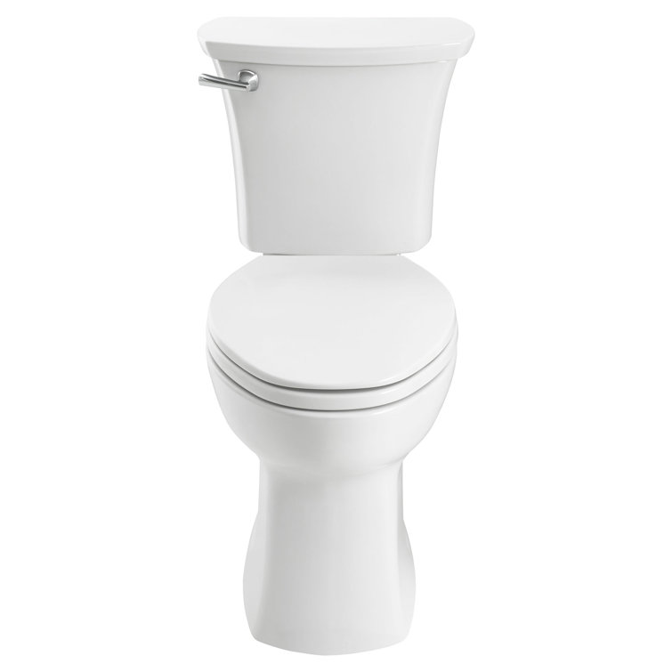 White Elongated Two-Piece High Efficiency Toilet