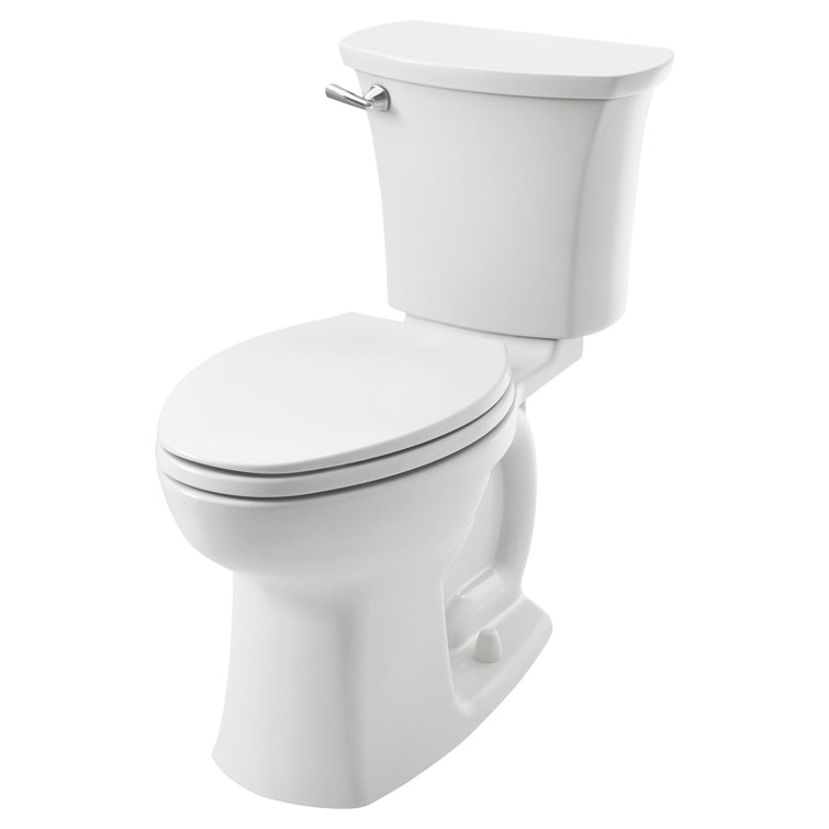 White Elongated Two-Piece High Efficiency Toilet