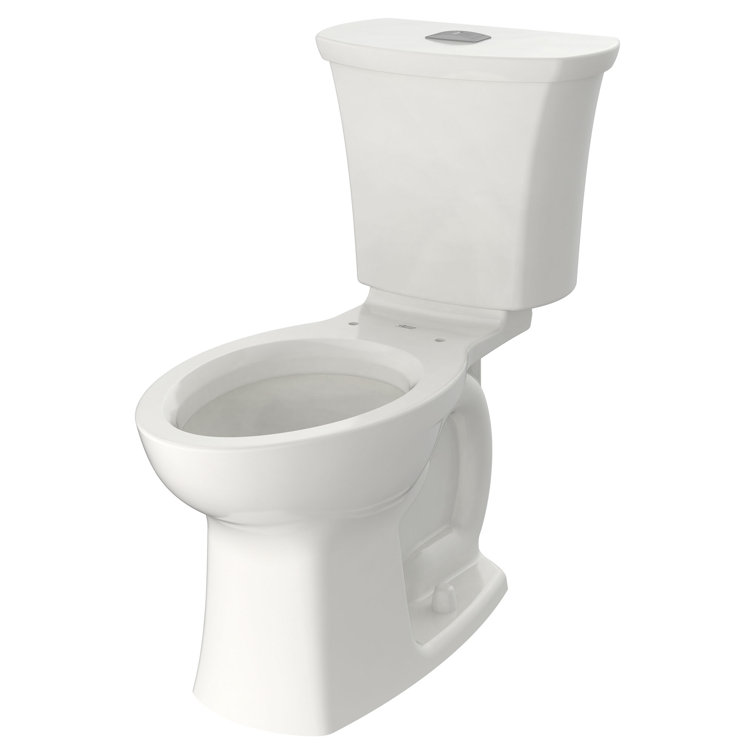 Edgemere White Dual Flush Elongated Two-Piece Toilet