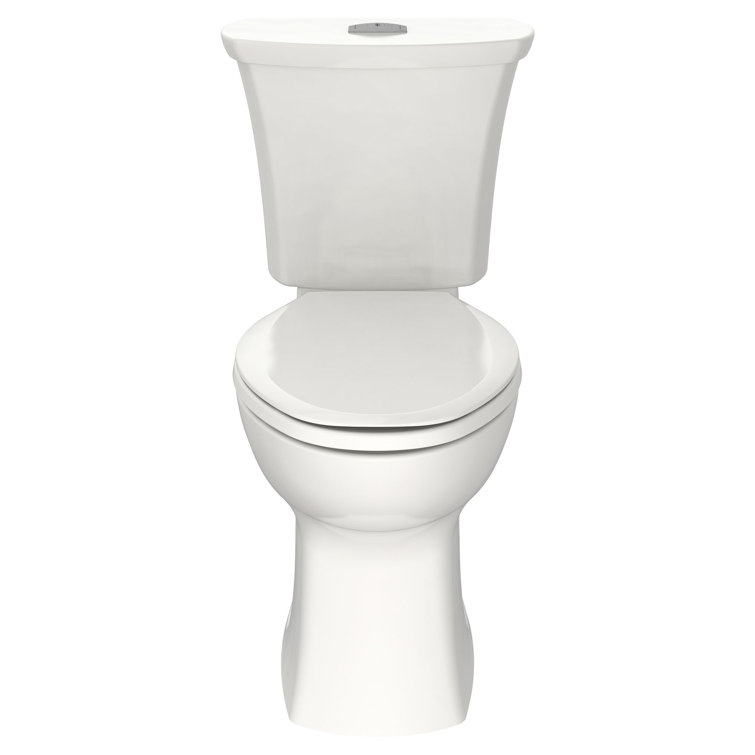 Edgemere White Dual Flush Elongated Two-Piece Toilet