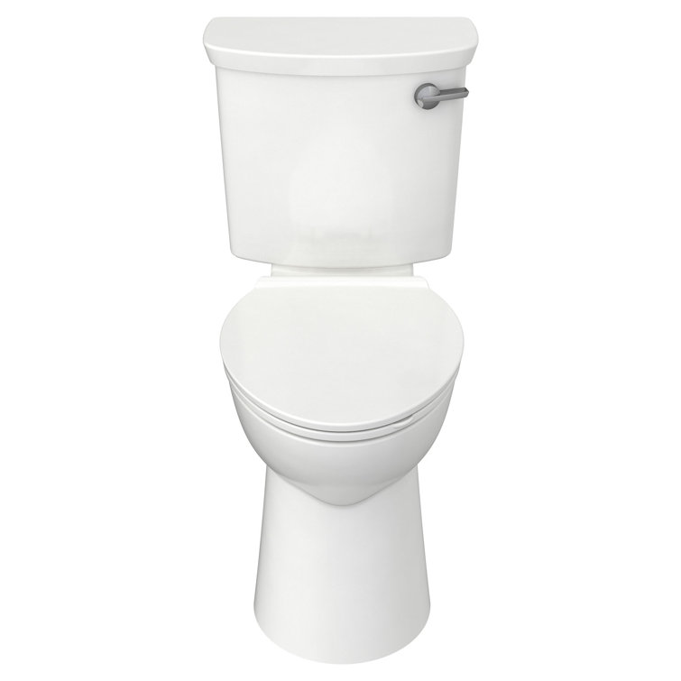 White Elongated Two-Piece High Efficiency Toilet
