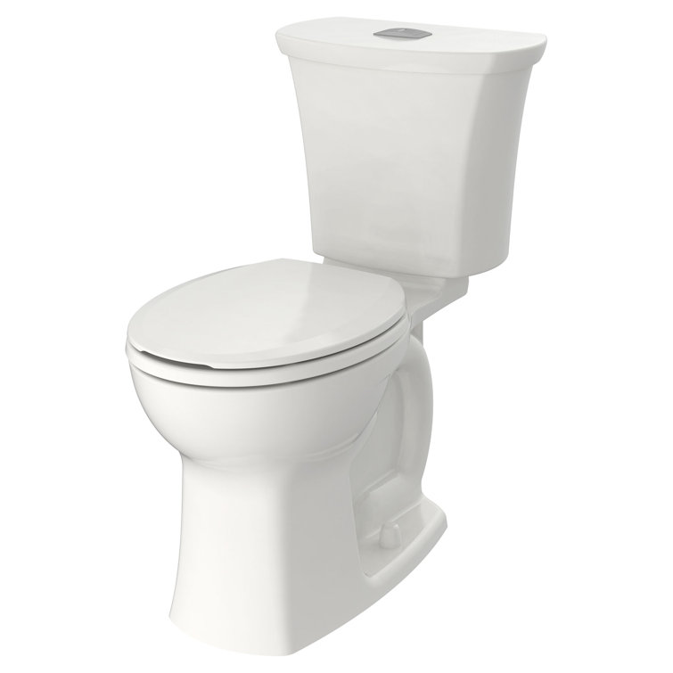 Edgemere White Round Dual Flush High Efficiency Toilet