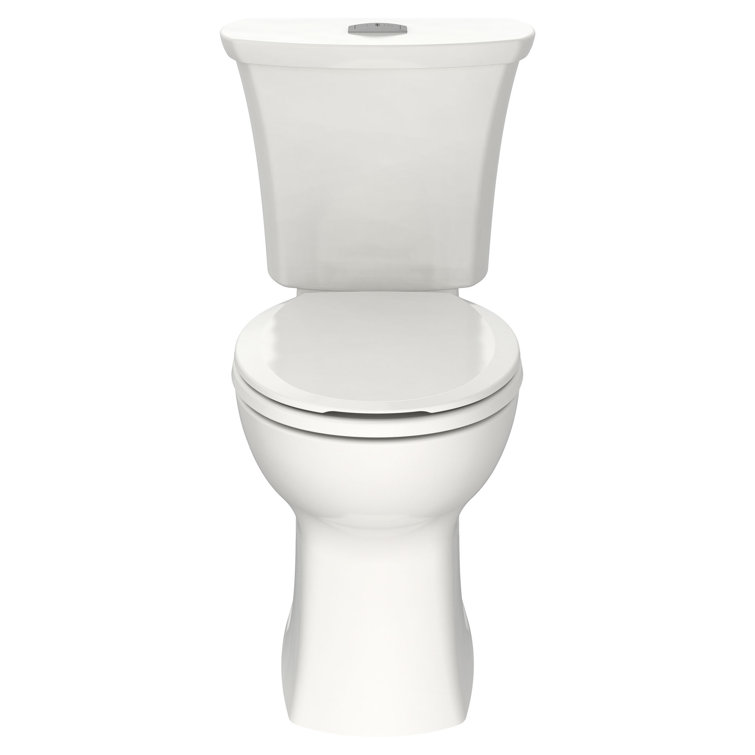 Edgemere White Round Dual Flush High Efficiency Toilet