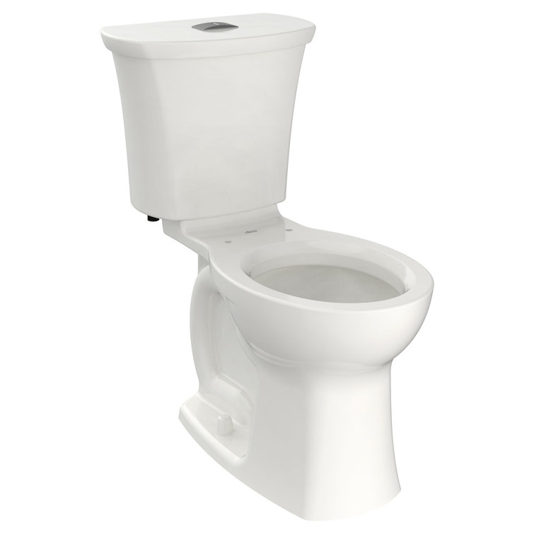 Edgemere White Round Dual Flush High Efficiency Toilet