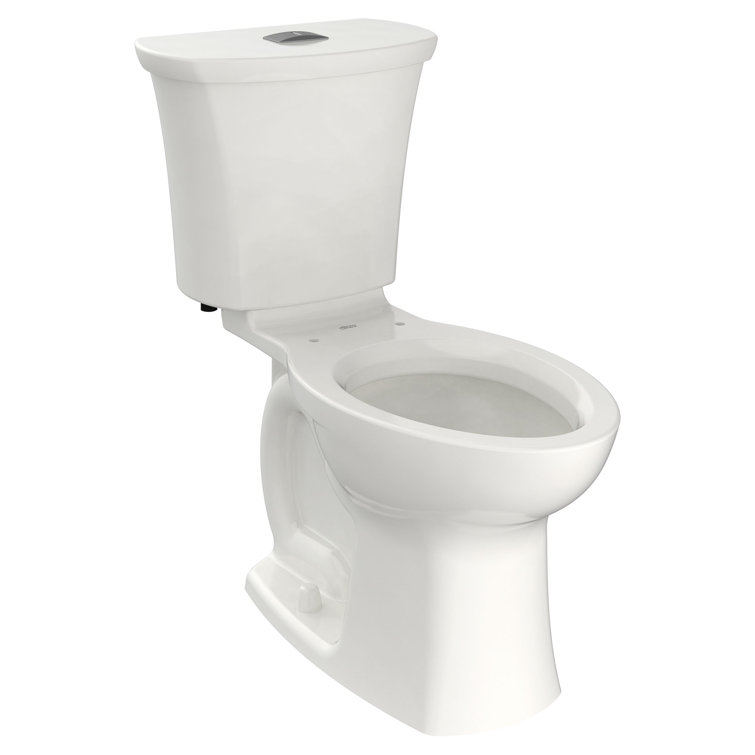 Edgemere White Dual Flush Elongated Two-Piece Toilet