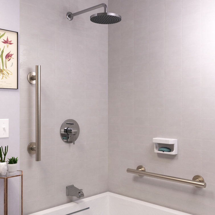 Satin Brushed Nickel Stainless Steel 16" Grab Bar