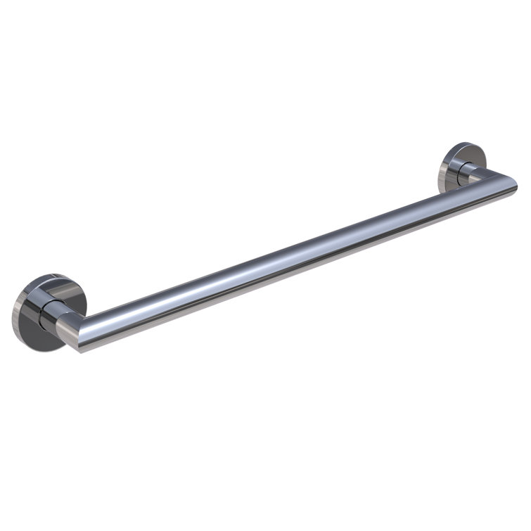 Polished Chrome Stainless Steel 24-inch Architectural Grab Bar