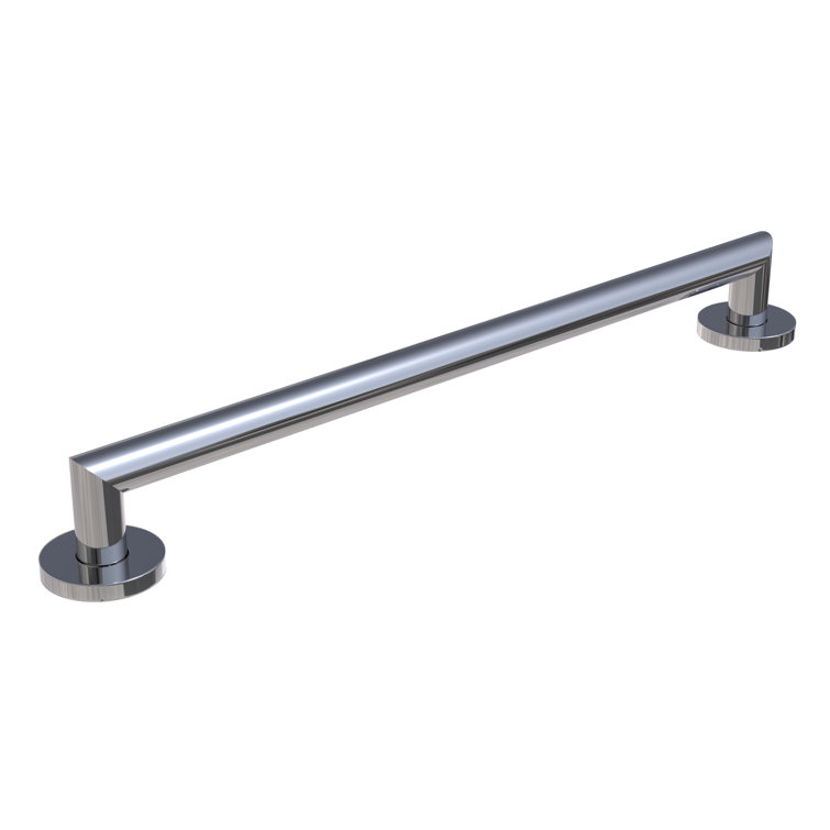 Polished Chrome Stainless Steel 24-inch Architectural Grab Bar