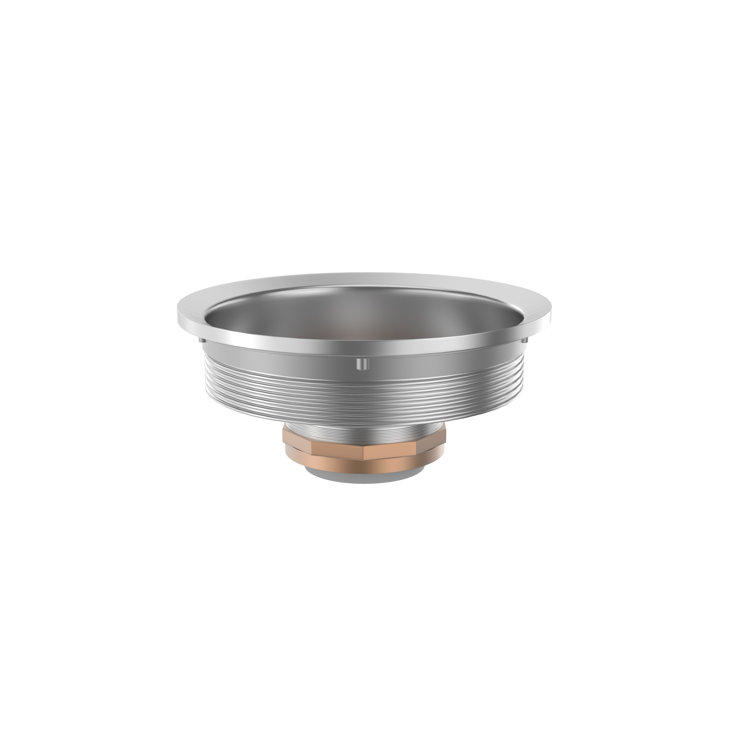 33'' Brushed Stainless Steel Wall Mount Commercial Sink with Drainboard