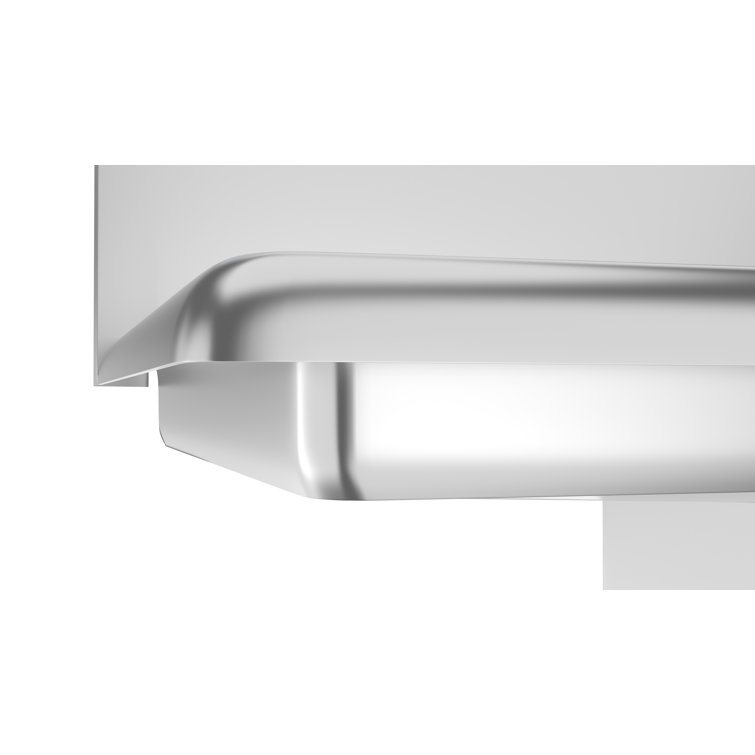 33'' Brushed Stainless Steel Wall Mount Commercial Sink with Drainboard
