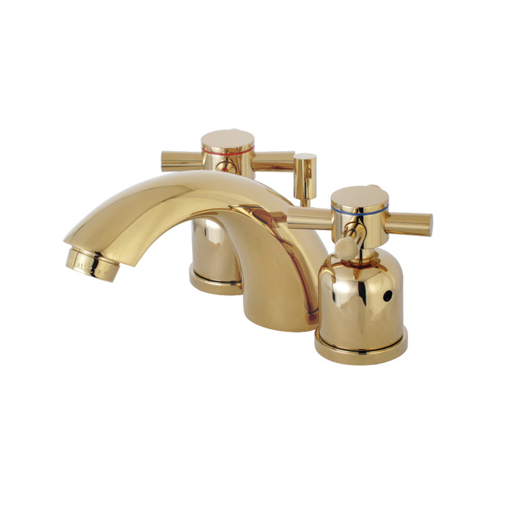 Concord Polished Brass Mini-Widespread Bathroom Faucet