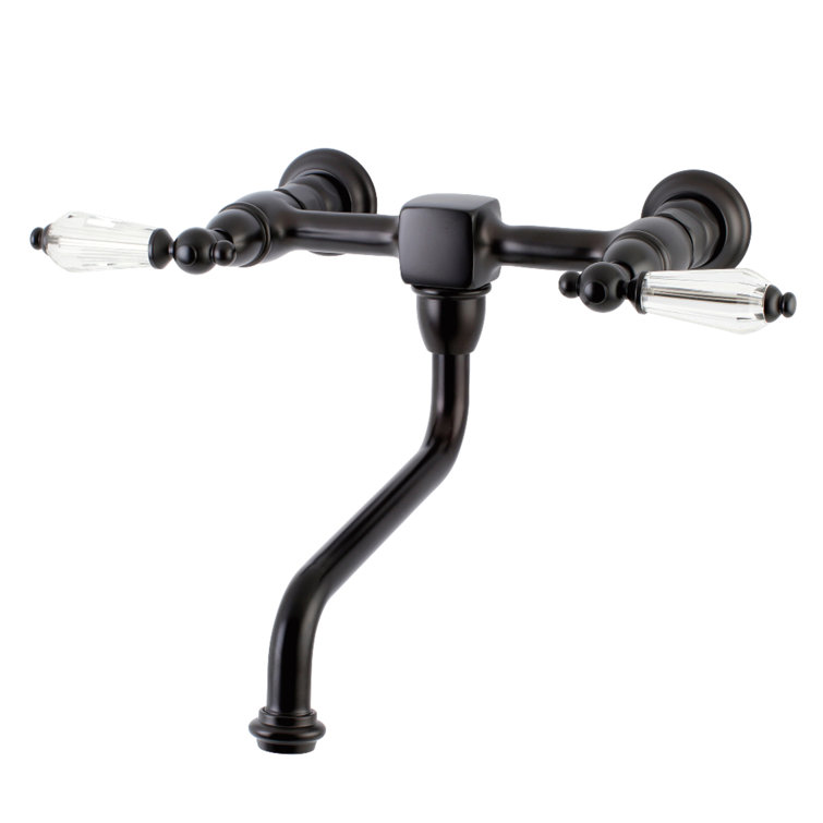 Wilshire Oil Rubbed Bronze Wall Mount Bathroom Faucet