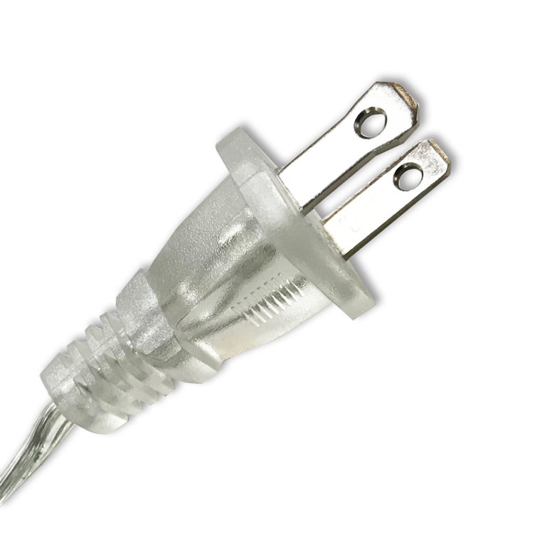 Silver 8-Foot Inline Rotary Dimmer Lamp Cord Set