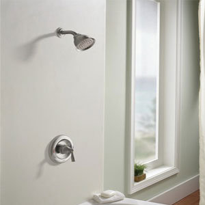 Banbury Spot Resist Brushed Nickel Wall Mounted Shower Trim