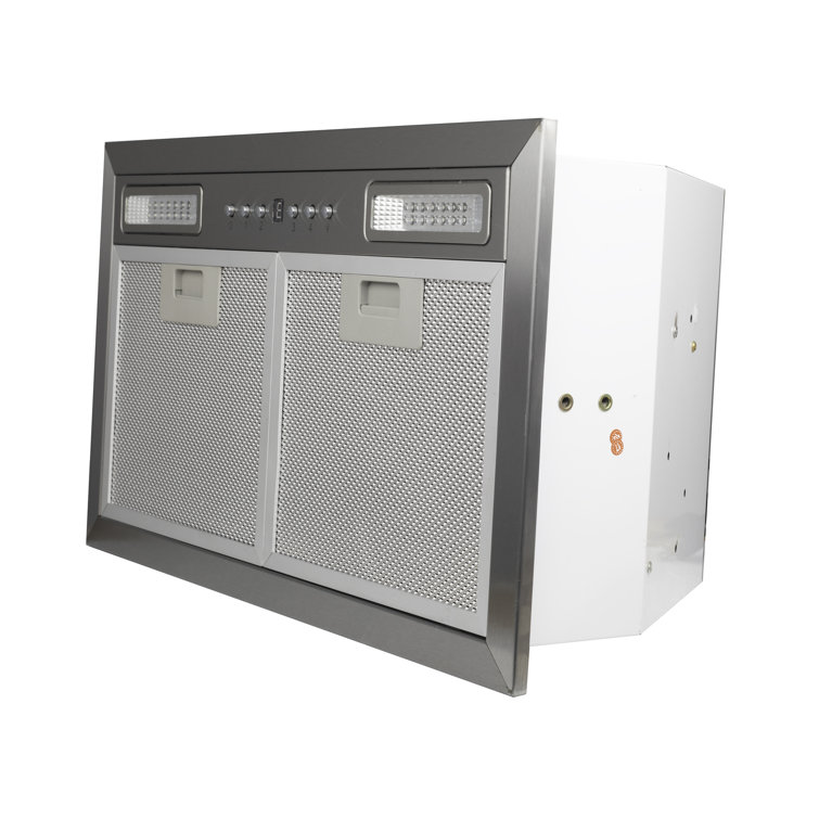 21" Stainless Steel Ducted Range Hood Insert with LED Lighting