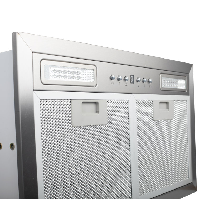 21" Stainless Steel Ducted Range Hood Insert with LED Lighting