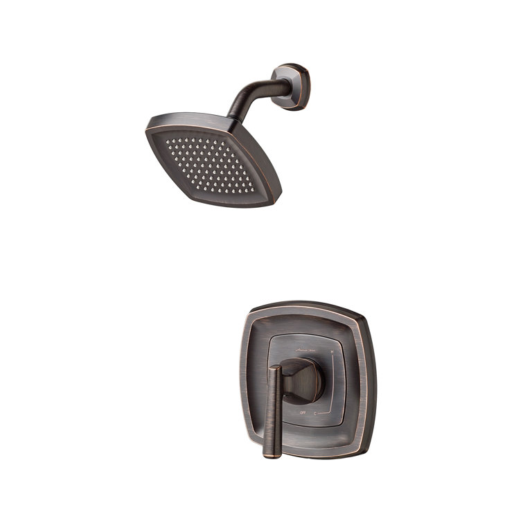 Legacy Bronze Wall Mounted Shower Trim Kit with Jet