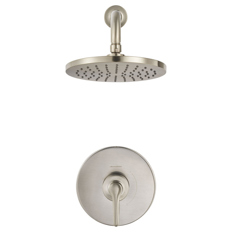 Brushed Nickel Wall Mounted Rain Shower System