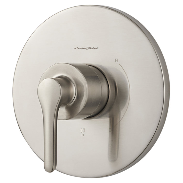 Brushed Nickel Modern Lever Valve Trim Kit