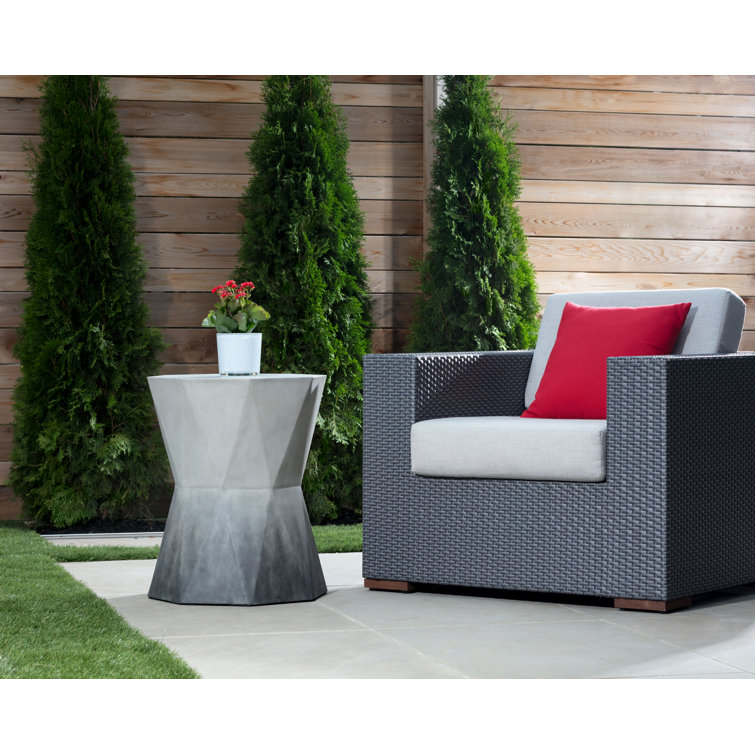 Jamari Octagonal Concrete Block End Table