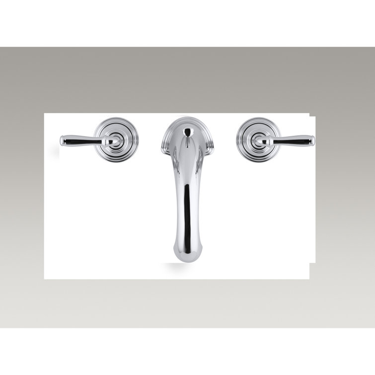 Devonshire Elegance 8" Widespread Polished Chrome Lavatory Faucet