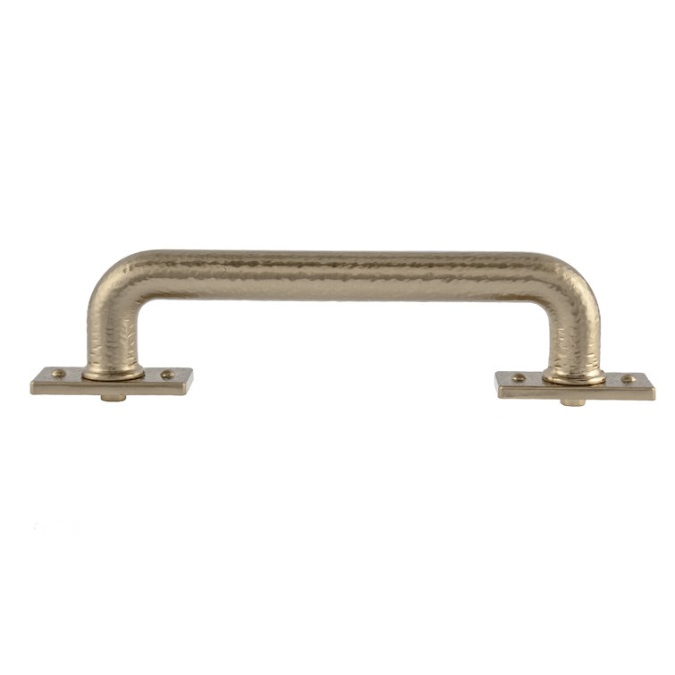 Molly 6-Inch Satin Brass Cylindrical Bar Pull with Mounting Hardware