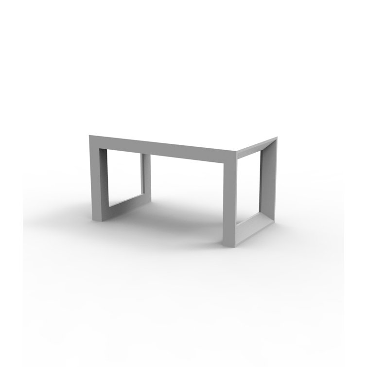 Serene White Matte Polyethylene Outdoor Bench by Ramon Esteve