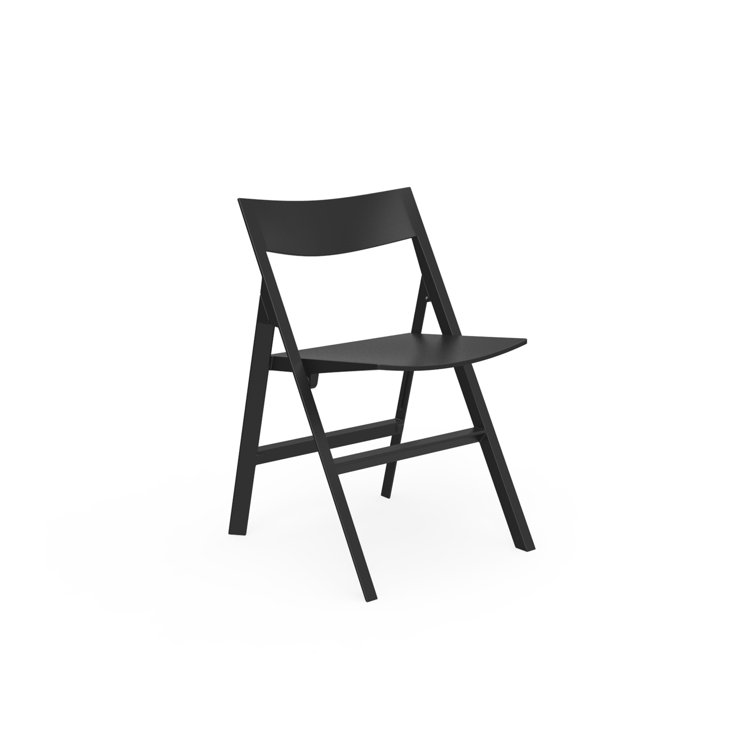Ramon Esteve Matte Black Quartz Modern Folding Chair Set