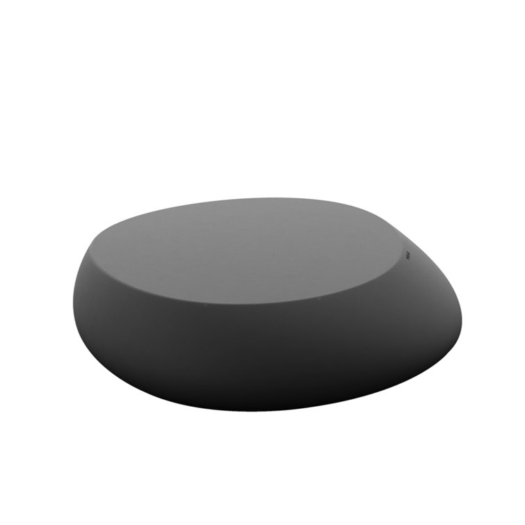Stefano Giovannoni Anthracite Matte Stone Outdoor Coffee Table