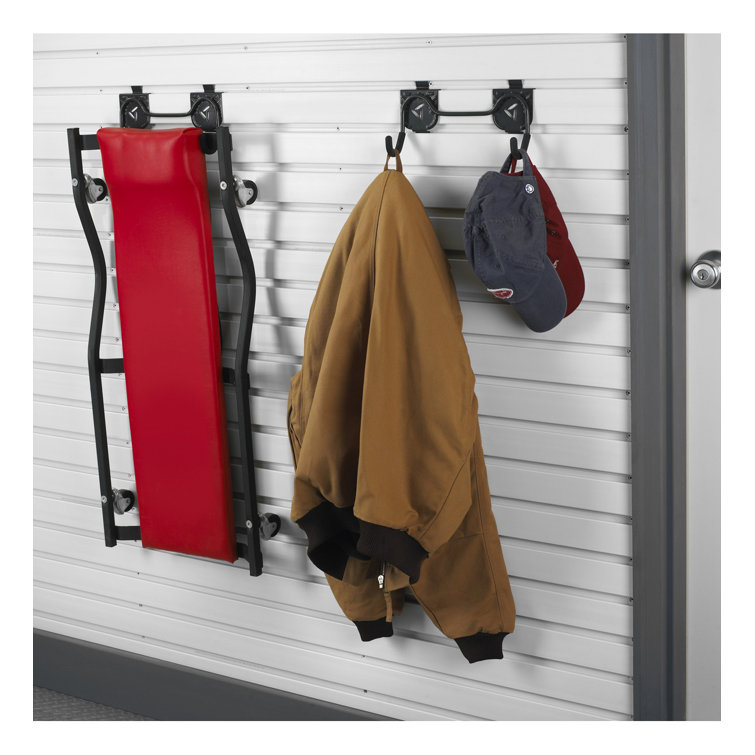 Granite Black Steel Dual Hook for Heavy Items