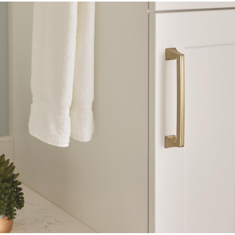 Golden Champagne Traditional Metal Cabinet Pull with Mounting Hardware