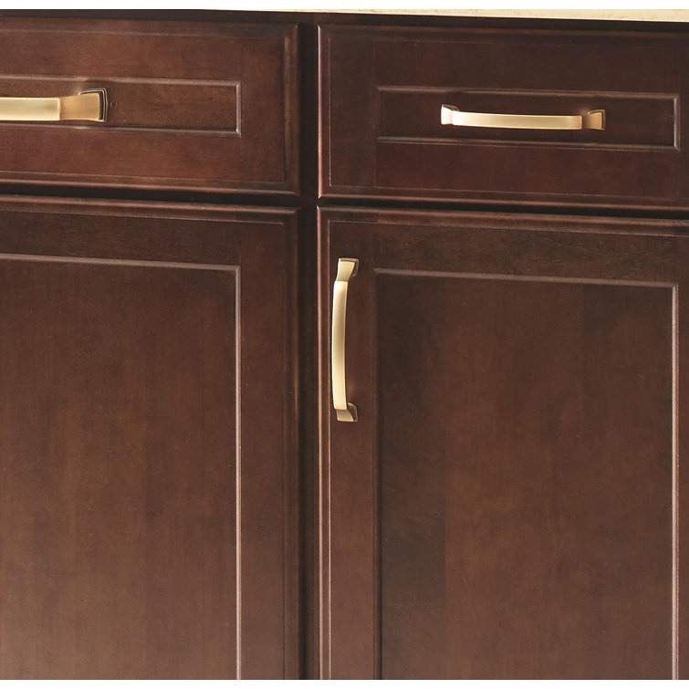 Gilded Bronze 6-5/16" Transitional Cabinet Bar Pull