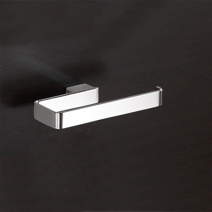 Chrome Rectangular Wall Mounted Towel Ring