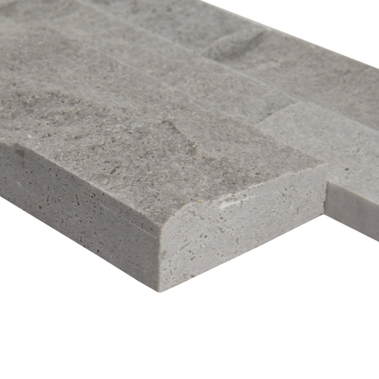 Iceland Gray 6'' x 24'' Natural Stone Stacked Wall Tile