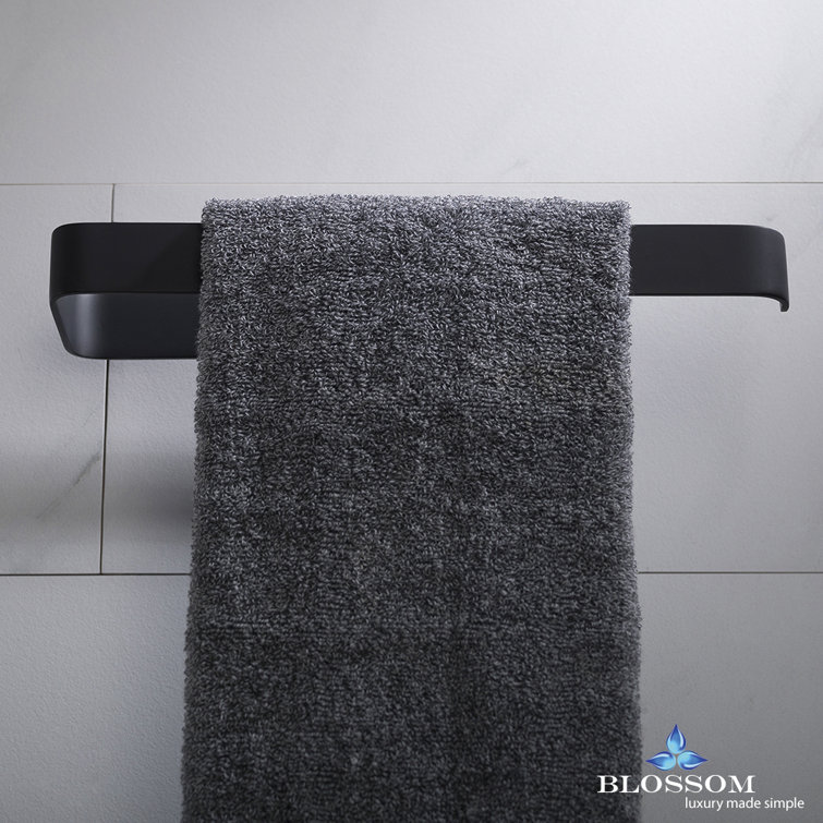 Matte Black Nickel Wall Mounted Towel Bar