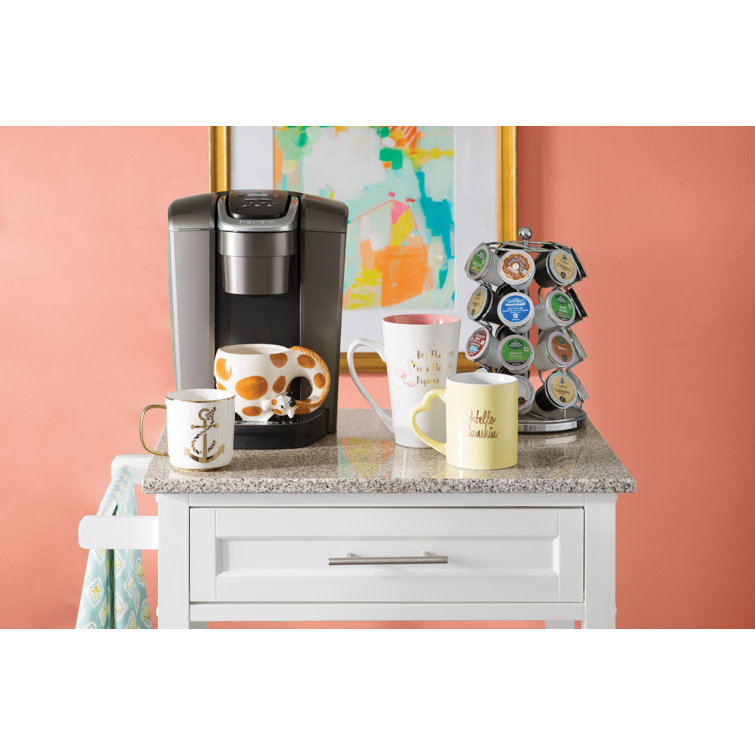 K-Elite Silver Single-Serve Coffee Maker with Iced Setting