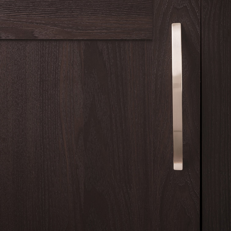 Satin Nickel 8" Arch Cabinet Handle with Mounting Hardware