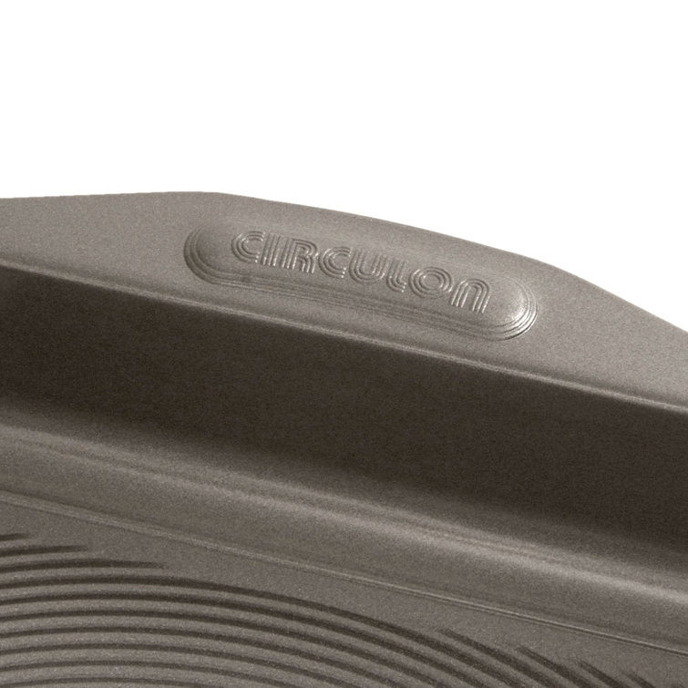 Gray Carbon Steel Nonstick Bakeware Set with Cooling Rack