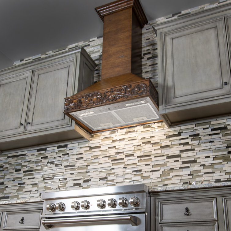 21" Stainless Steel Ducted Range Hood Insert with LED Lighting