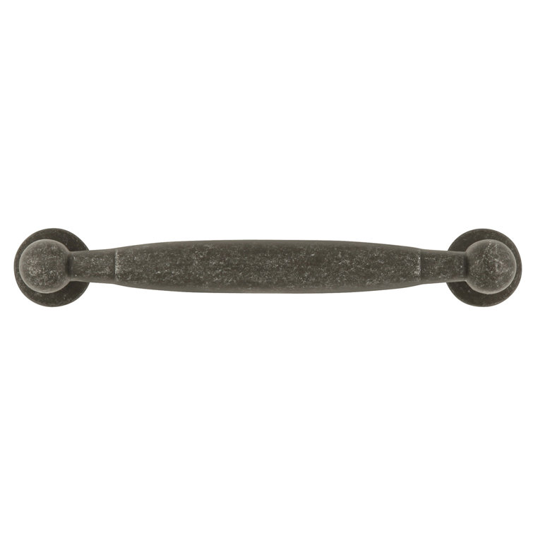 Cumberland Pewter Modern Rustic Cabinet Handle with Mounting Hardware