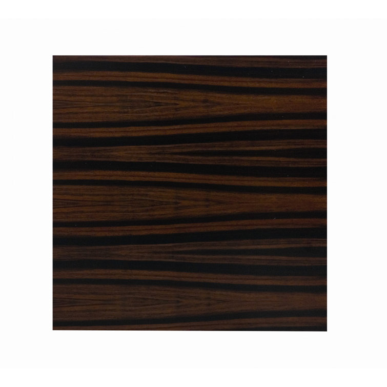 Amara Wood and Bronze Metal Cube End Table