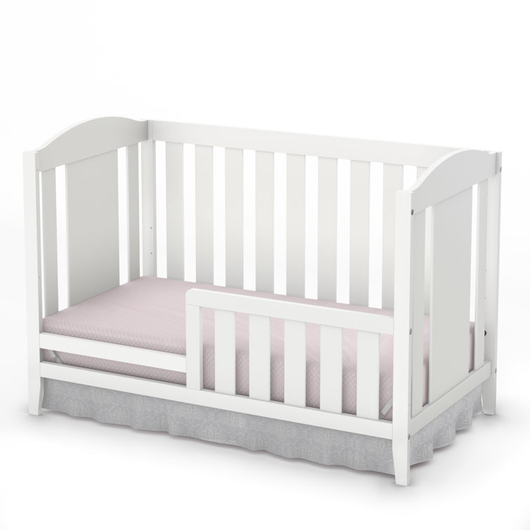 White Pine 3-in-1 Convertible Crib with Toddler Rail