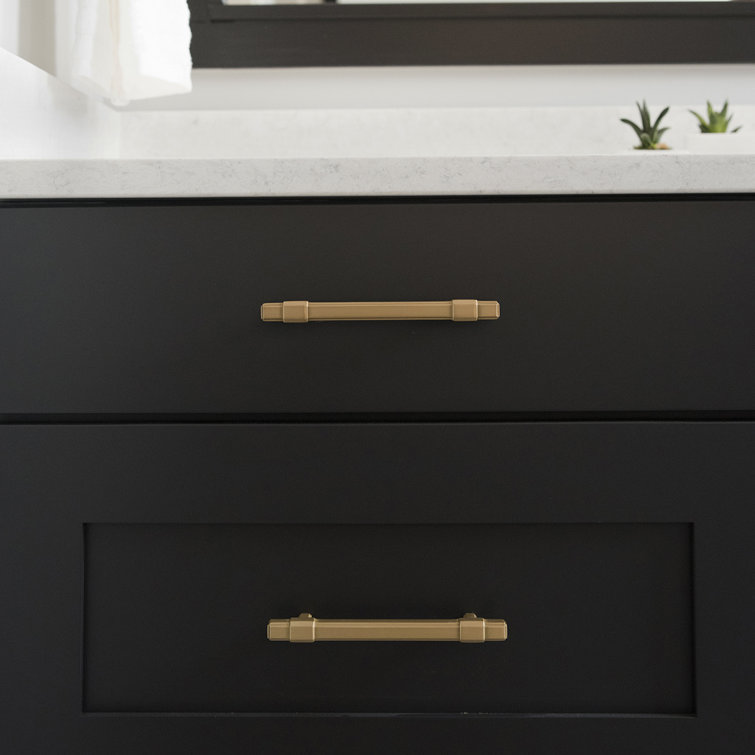 Polished Nickel Bar Pull with Mounting Hardware