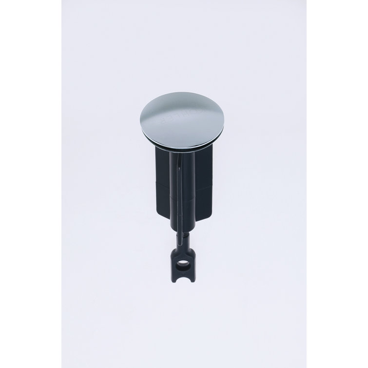 Polished Chrome Lavatory Pop-Up Plug with Plastic Stem