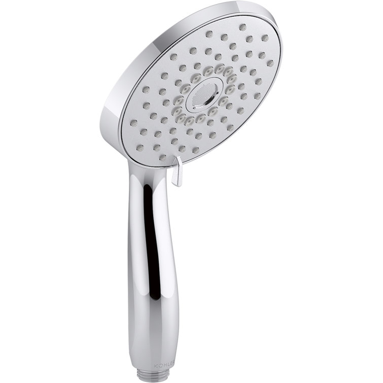 Polished Chrome Multifunction Handheld Showerhead with Pulse
