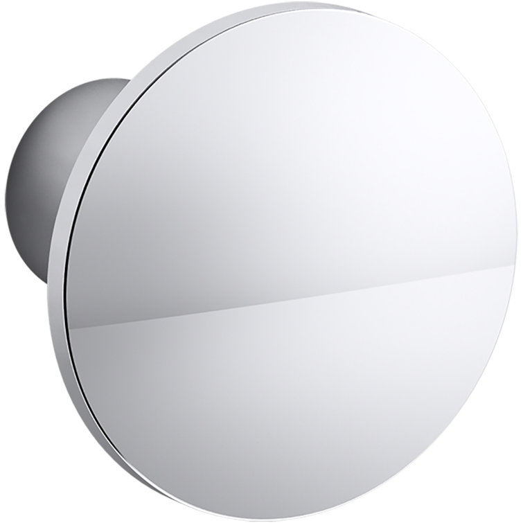 Polished Chrome Round Modern Cabinet Knob