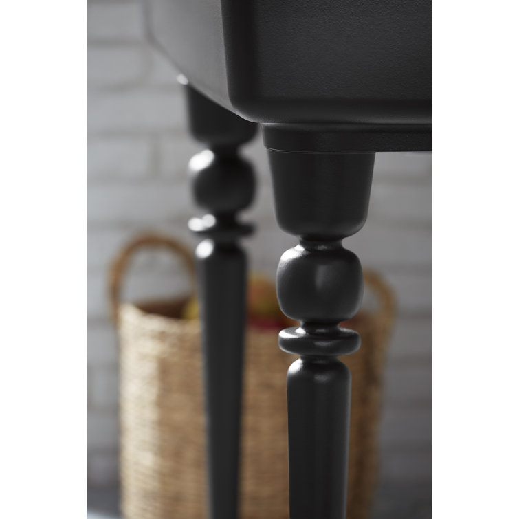 Iron Black Cast Iron Transitional Farmhouse Sink Legs