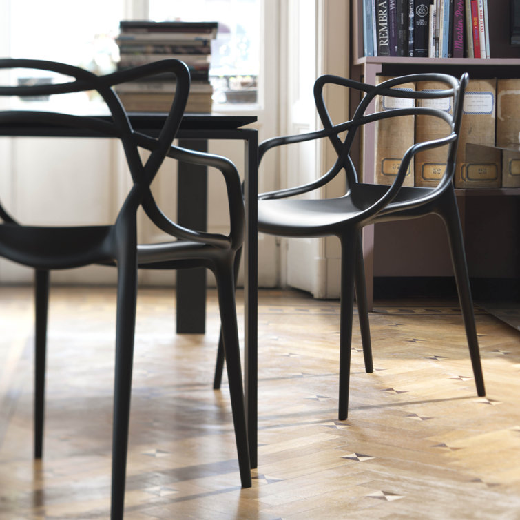 Masters Fusion Tribute Black Stackable Chair by Philippe Starck
